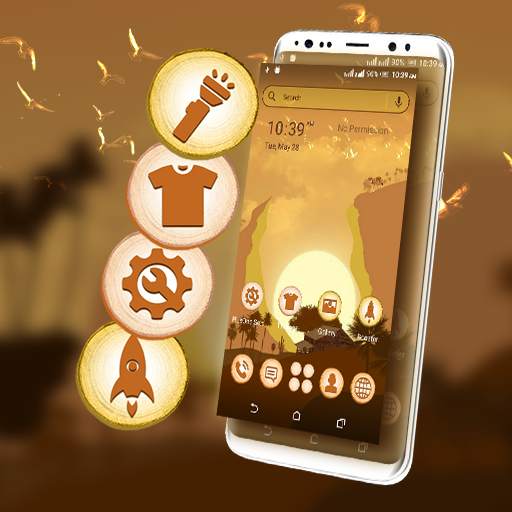 Peaceful Village Launcher Theme 1.3