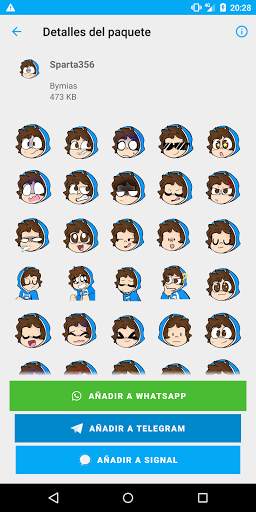 Sticker of the Compas for Telegram WhatsApp Signal screenshot 6