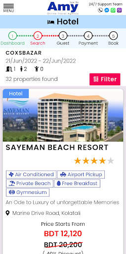 Amy - Online Travel Agency screenshot 7
