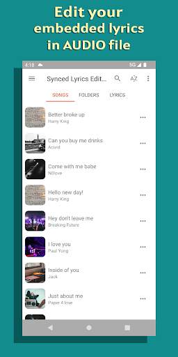 Lyrics Editor: Make Lyrics screenshot 4