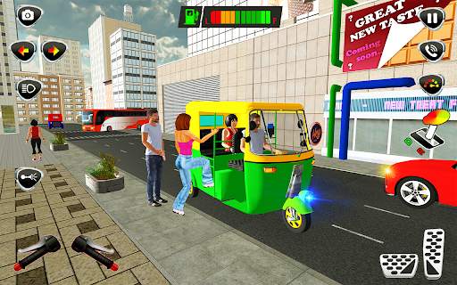 Tuk tuk auto rickshaw driver tuk tuk rickshaw game screenshot 2