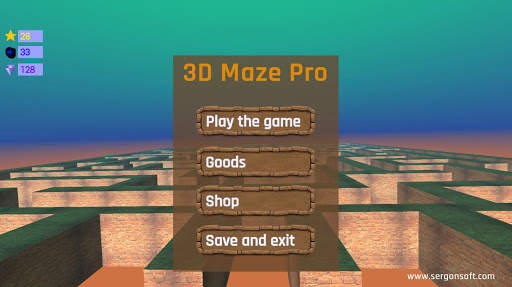 3D Maze Pro screenshot 1