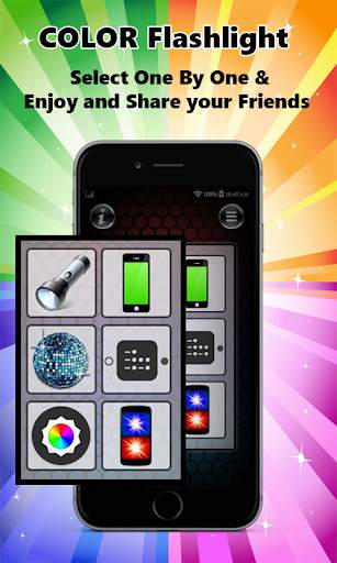 Color Flashlight-Disco light, Color light screenshot 4