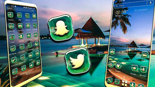 Maldives Resort Launcher Theme screenshot 1