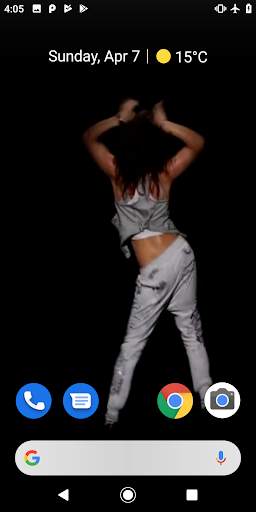 Hip Hop Dancer Girl Video Wallpaper screenshot 2