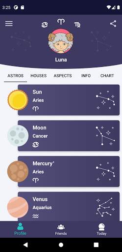 Horos - Natal Chart screenshot 1