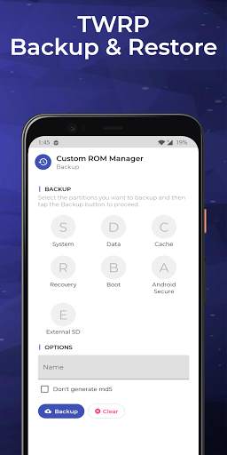 [ROOT] Custom ROM Manager screenshot 8