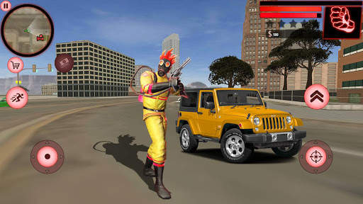 Immortal Flame Boy Rope Hero - Flying SuperHero screenshot 1