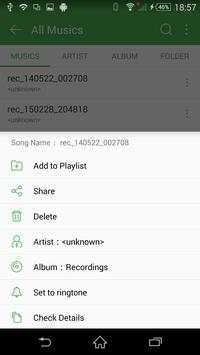 Music Player HD for Android screenshot 3