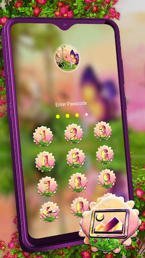 Butterfly Girl Nature Theme screenshot 6
