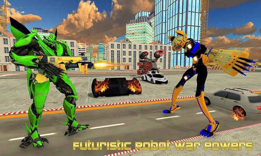 Cat Robot Car Battle:Transform screenshot 3