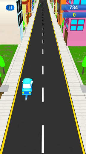 Fast Car 3D : Endless Car Game 2020 screenshot 2