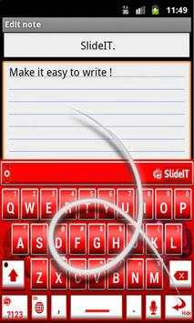 SlideIT Red Rose Skin screenshot 2