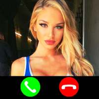 Sexy girl fake video call joke logo