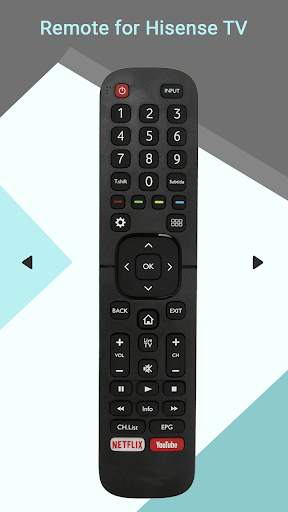 Remote for Hisense TV screenshot 1