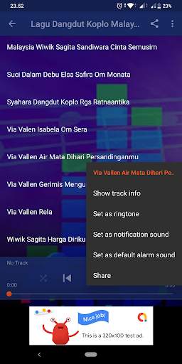 Mp3 Dangdut Malaysia Offline screenshot 4
