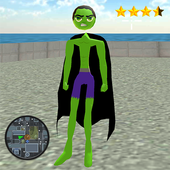 Flying Stickman Grand Frog  Rope hero Gangaster icon