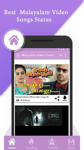 Malayalam Video Song Status: Malayalam Status screenshot 1