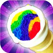 Unicorn Rainbow Ice Cream Cone Cupcake Cooking logo