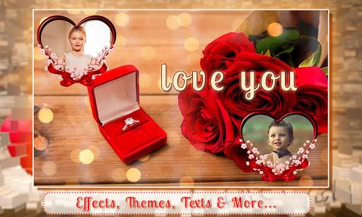 Romantic Dual Photo Frames HD screenshot 3