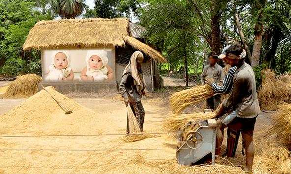 Village agriculture photo frame application screenshot 13