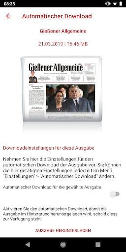 AAZ ePaper screenshot 3