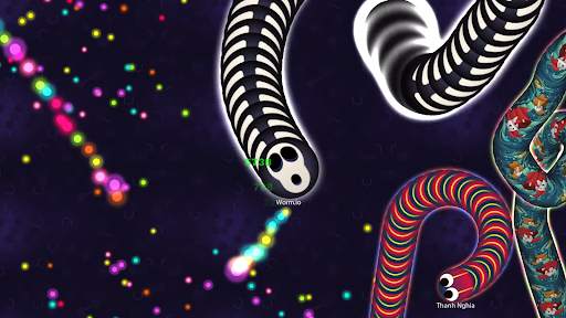 Worm.io - Snakes & Worms Zone 4 تصوير الشاشة