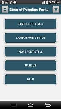Birds of Paradise Fonts screenshot 2