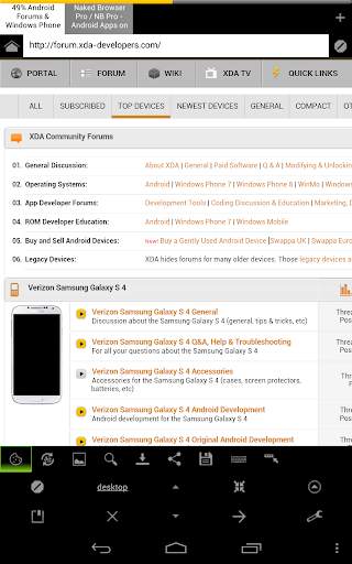 Naked Browser Pro / NB Pro web browser screenshot 2