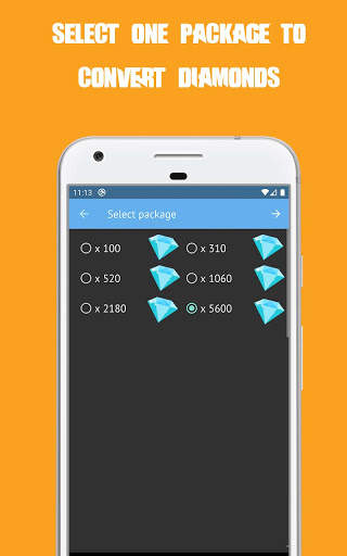 ItemsFF Blue | Free Diamonds Calculator Currencie screenshot 2