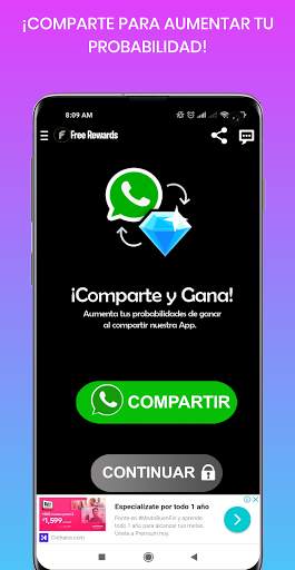 🎁 FreeRewards - Recompensas para Free Fire screenshot 6