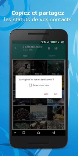 Nettoyeur des fichiers WhatsApp, Copieur de statut screenshot 7