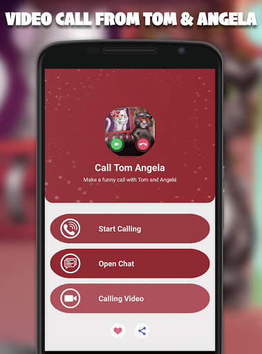 Video call From Tom & Angela cat lovely screenshot 1