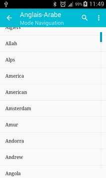 English-Arabic Dictionary screenshot 2