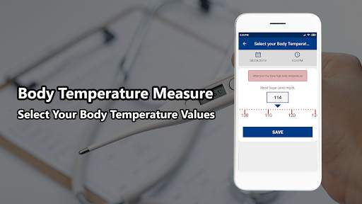 Body Temperature Meassure Checker App 3 تصوير الشاشة