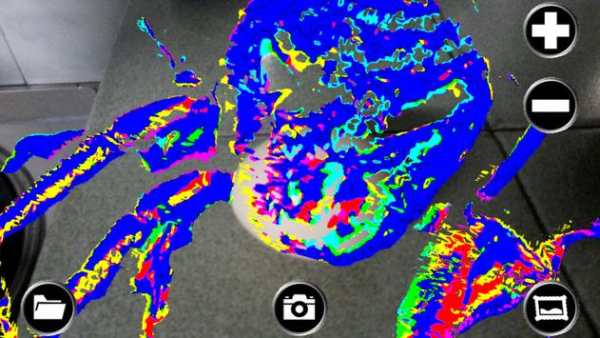 Glow Photo Spider Camera screenshot 4