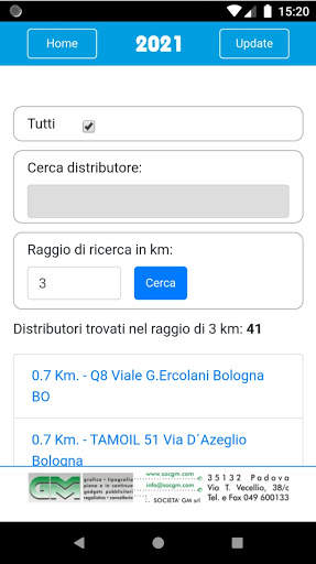 Calendario Divieti Camion 2021 скриншот 5