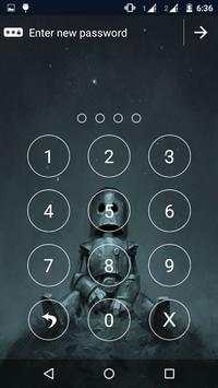 Robot App Lock Theme screenshot 3