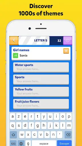 Fight List 2 - Categories Game स्क्रीनशॉट 1