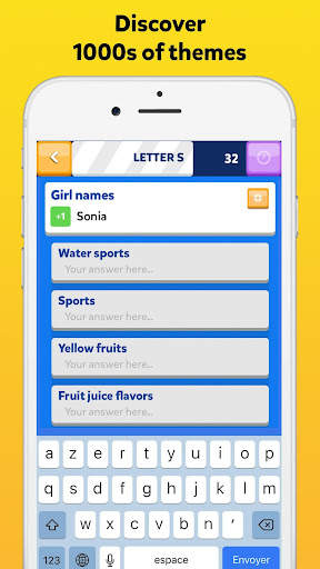 Fight List 2 - Categories Game screenshot 1