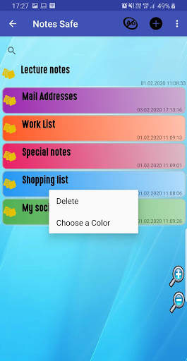Notes Safe скриншот 2