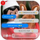 fake call and chat with Elf - prank on 9Apps