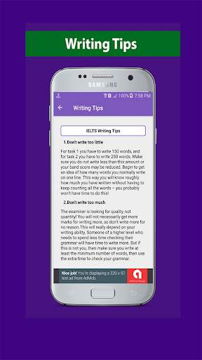 IELTS Writing App 2023 4 تصوير الشاشة