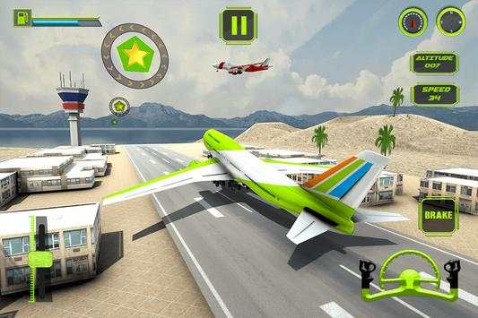 City Airplane Flight Pilot Plane Landing Simulator screenshot 1