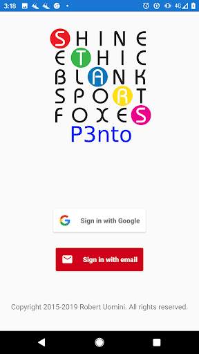 P3nto--The Five-Letter Word Game screenshot 1