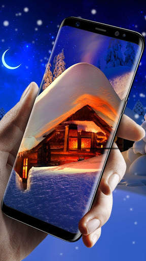 Frozen Winter - Snow Live Wallpaper screenshot 4