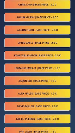 T20 Cricket Auction screenshot 5