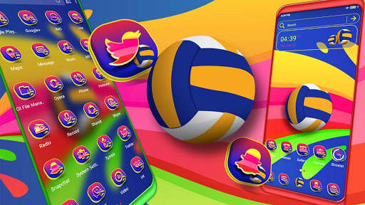 Volleyball Launcher Theme screenshot 1