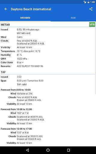 Avia Weather - METAR & TAF screenshot 10