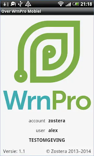 WrnPro Mobiel screenshot 1
